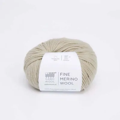 Produktbild von Feine Merino-Wolle GABO 3402, Waschbar, Weich, Beige, 100% Merinoqualität