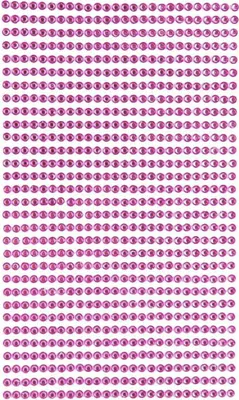 Produktbild von Selbstklebende Kristalle 3mm 806Stück Rosa