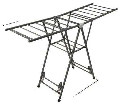 Obrázek produktu pro Sušák na prádlo, výškově nastavitelný, skládací design, sušák na prádlo
