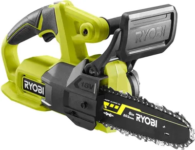 Zdjęcie produktu dla Ryobi RY18CS20A-0 Akumulatorowa pilarka łańcuchowa Kompaktowa pilarka łańcuchowa 18 V 20 cm urządzenie solo