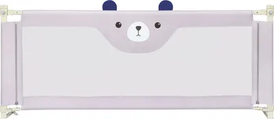 Produktbild von 175x100cm Bettgitter Kinderbettgitter Bettschutzgitter Rausfallschutz Fallschutz Bett Höhenverstellbar für Baby Schwarz