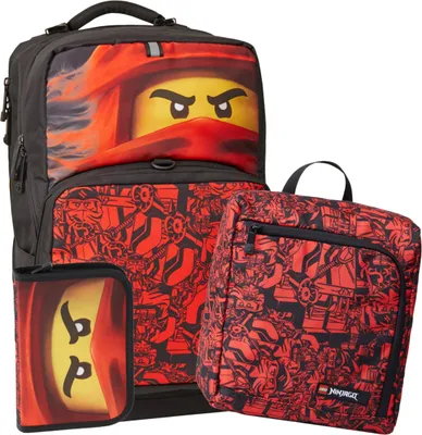 Produktbild von LEGO NINJAGO Red - Maxi Plus Schulranzen Set