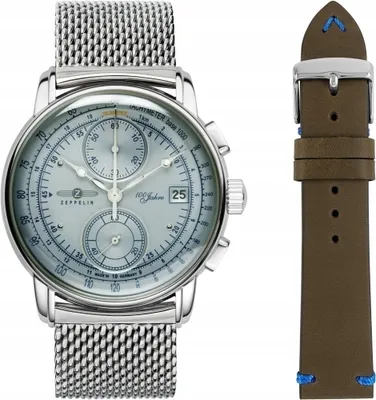Zdjęcie produktu dla Zegarek męski ZEPPELIN 8670-4 granatowy klasyczny