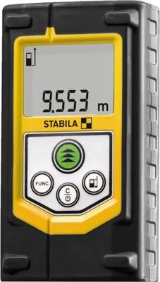 Obrázek produktu pro Stabila LD 320, Laserový metr, m, Černá, Žlutá, Digitální, IP40, 60 m