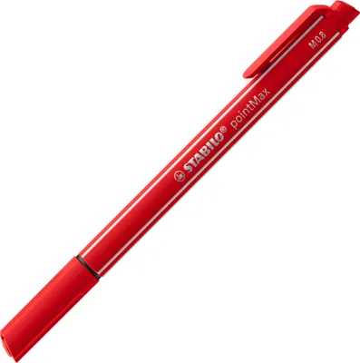 Immagine prodotto di Penne a punta di feltro - STABILO pointMax - confezione da 10 - carminio
