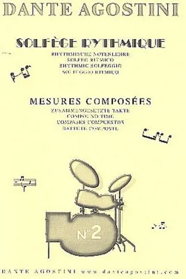 Image de Agostini, D: Solfege Rythmique Volume 2 Drums