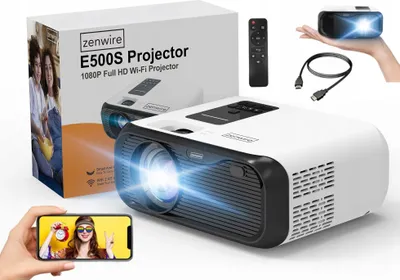 Produktbild von Mini Portable Full Hd 4K Projektor Wifi 7500Lm Hdmi/Usb Bluetooth Für Zuhause