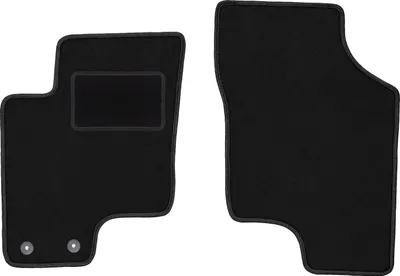 Obrázok produktu pre Predné Velúrové autokoberce Standard na mieru pre: Hyundai Getz (2002-2010, hatchback) černé, sada 2 ks, s úchyty