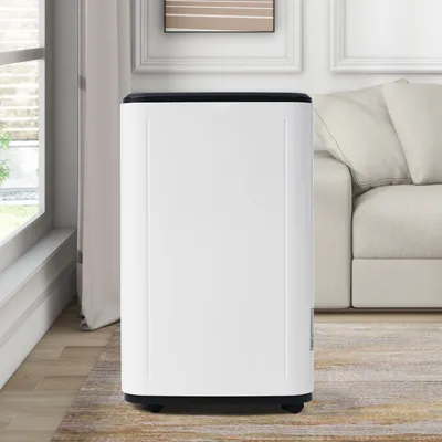 Produktbild von okwish Elektrischer Luftentfeuchter, Haushaltsentfeuchter, Luftreiniger mit LED-Digitalanzeige, geeignet für Familienschlafzimmer, feuchtigkeitsbeständige Badezimmer