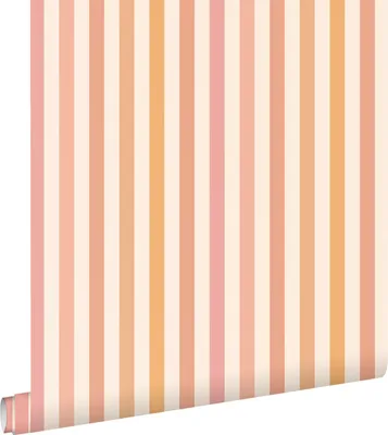 Obrázok produktu pre ESTAhome tapeta pruhy oranžová a ružová 50 x 900 cm