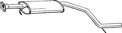 Produktbild von BOSAL 281-071 Mittelschalldämpfer Schalldämpfer für FORD MONDEO III Kombi (BWY)
