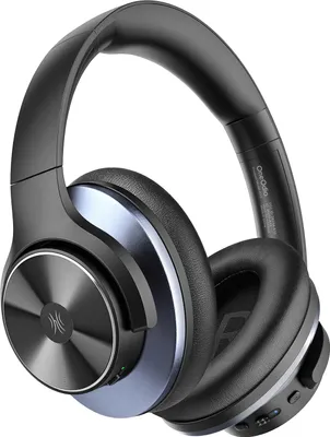 Image de Casque d'écoute sans fil Bluetooth, hybride Réduction active du bruit, 50 heures d'écoute, noir
