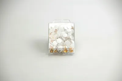 Produktbild von Milan Reissnägel 100St weiss Kunstoffüberzug
