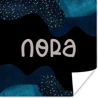 Produktbild von MuchoWow® Poster Nora - Pastell - Mädchen 100x100 cm - Babyzimmer