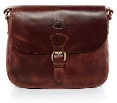 Productafbeelding van Leren schoudertas en crossbody tas voor dames