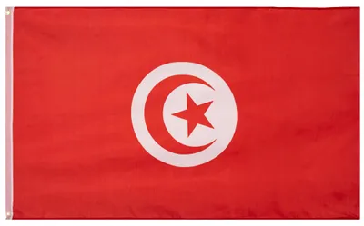 Produktbild von Einheitsgröße MW-87|Tunesien Flagge MUWO "Nations Together" 90 x 150 cm