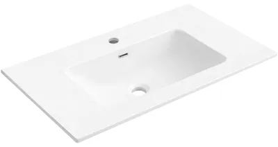 Immagine prodotto di CERANO - Lavabo in Vetroceramica Novo - da incasso - bianco lucido - 101x46,5 cm