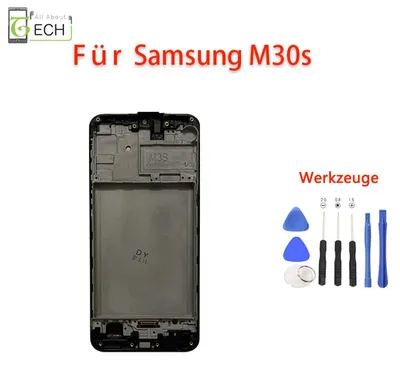 Produktbild von LCD für Samsung Galaxy M30s SM-M307FN OLED Display mit Rahmen Touchscreen