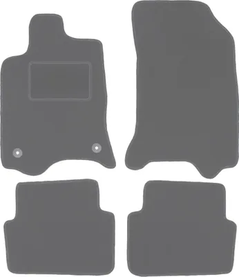 Produktbild von Graphit-Fußmatten für: Renault Laguna II Kombi, Liftback (2001-2007)