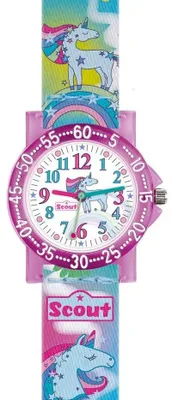 Produktbild von Scout Kinder Armbanduhr 164000034 The IT-Collection Einhorn Regenbogen