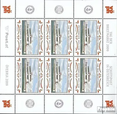 Produktbild von Briefmarken Österreich 2009 Mi 2826 Kleinbogen (kompl.Ausg.) postfrisch Tag der Briefmarke
