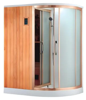 Obrázok produktu pre Saunová kabína Sprcha so saunou Parná sauna Wellness kabína Kombinovaná sauna 172x110 cm