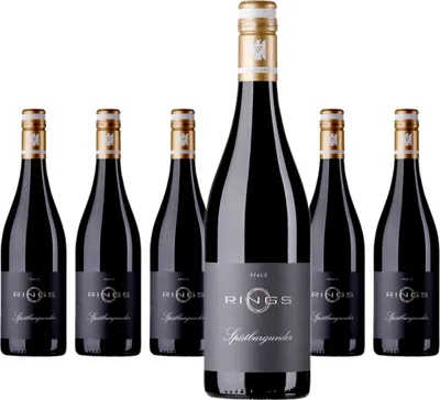 Produktbild von 6 x Rings Spätburgunder QbA trocken