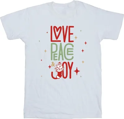 Produktbild von Disney - "The Aristocats Love Peace Joy" T-Shirt für Herren BI11866 (S) (Weiß)