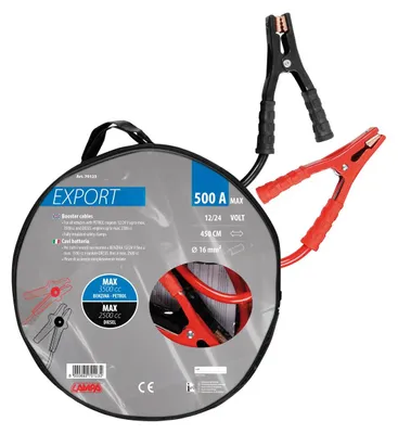 Produktbild von LAMPA Starthilfekabel 500A Auto Starthilfekabel 70123