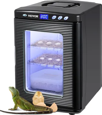 Image de Incubateur œufs de reptile Incubateurs 25L laboratoire refroidissement chauffage 5-42℃ 220V pour œufs à couver Noir