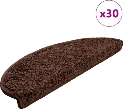 Produktbild von Stufenmatten 30 Stk. 65x21x4 cm Braun Halbrund Groß