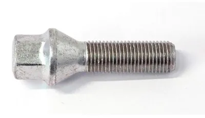 Zdjęcie produktu dla Śruba koła HR M14x1.5 z kołnierzem stożkowym 60° srebrna (1453001)