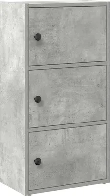Produktbild von vidaXL Bücherregal Betongrau 40x24x77 cm Holzwerkstoff