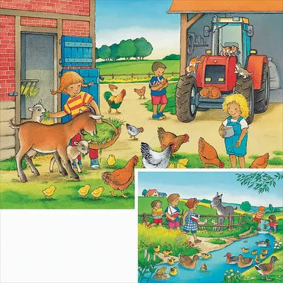 Produktbild von Puzzle - Kinder auf dem Land