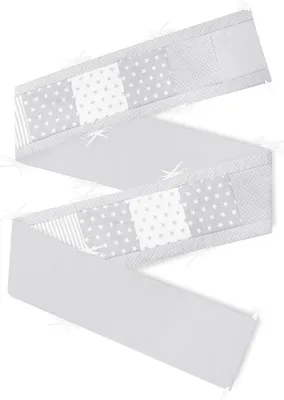 Produktbild von Amilian Bettumrandung Babybett Baby Kinder Nestchen Kantenschutz Bettnestchen Kopfumrandung für Laufstall Bettausstattung Bettschlange 420 cm