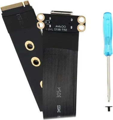 Obrázok produktu pre Predlžovací kábel PCI-E 4.0 M.2 na Oculink, 15 cm, pre NVMe U.2 SSD EGPU