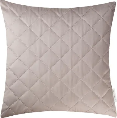 Produktbild von Tom Tailor Zierkissenhülle ohne Füllung FrenchVelvet Quilt greige Größe 45x45cm