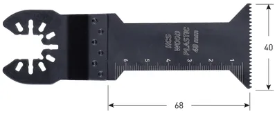 Productafbeelding van Rotec Open-Back invalzaagblad, HCS, type MTS40, 40 x 68 mm (1 stuk)