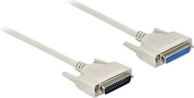 Immagine prodotto di DELOCK Serielles Kabel D-Sub 25 Stecker zu Buchse 1 m