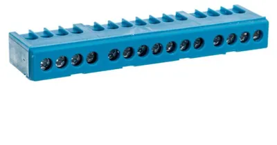 Obrázok produktu pre N15H, modrá, pripojovací blok pre neutrálny vodič, 15x16 mm², stupeň krytia IP20, model MAD1015N15