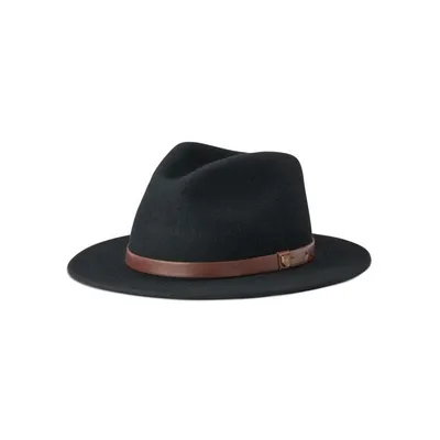 Obrázek produktu pro klobouk BRIXTON - Messer Fedora Black (BLACK)