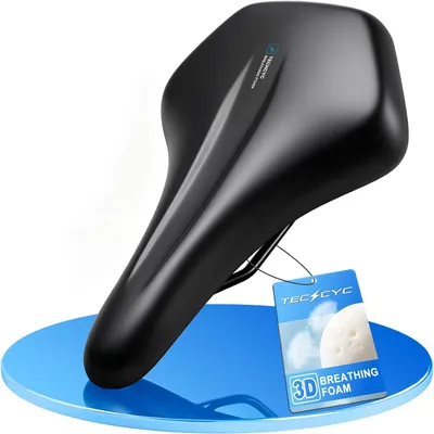 Produktbild von Fahrradsattel aus viskoelastischem Schaum, ergonomisch, atmungsaktiv, schockabsorbierend, für MTB und
