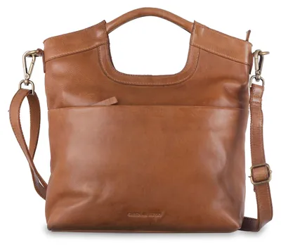 Produktbild von GREENBURRY Leder Schultertasche Umhängetasche Colombiana Shoulderbag Nougat braun