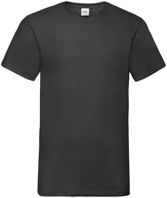 Immagine prodotto di Fruit of the Loom - Maglietta "Valueweight" con scollo a V per uomo RW9422 (3XL) (Nero)