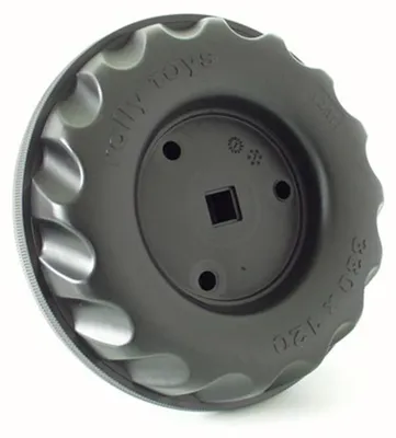 Imagen del producto de Rueda trasera Rolly Toys, modelo 330x120 - Diámetro del eje: 12 mm, con sistema de acoplamiento cuadrado compatible con los modelos Rolly Farm Trac y Rolly Junior