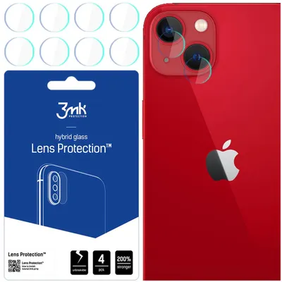 Obrázok produktu pre 3mk - Lens Protection (4 ks) ochranné sklo objektívu na iPhone 13 – priehľadné
