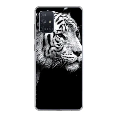 Produktbild von MuchoWow® Handyhülle Schutzhülle Hülle für Samsung Galaxy A51 Tiger - Wilde Tiere - Licht Silikon Softcase Handy Hülle - Schutzabdeckung