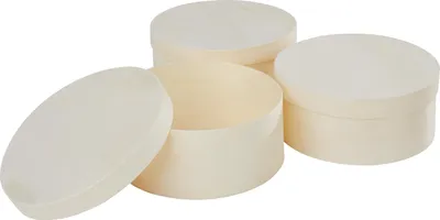 Produktbild von VBS Spanschachtel "Rund", Ø 12 cm, H 5 cm, 3 Stück