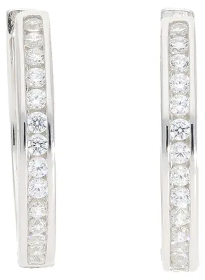 Produktbild von JuwelmaLux Creolen 925 Silber mit Zirkonia JL10-06-1808