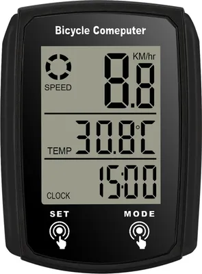Obrázek produktu pro Drátový cyklistický počítač 19 funkcí dotykového cyklistického tachometru odometru vodotěsný cyklistický počítač s podsvícením